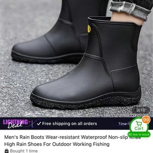 Stylish Rain Boots - Men’s - BRAND NEW
